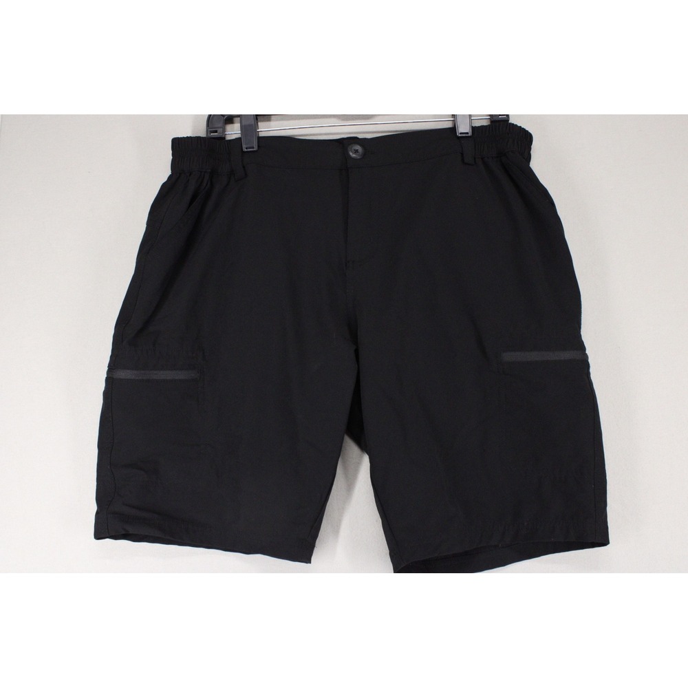 Willit Mens Black Quick Dry Performance Hiking Cargo Shorts XL Breathable
